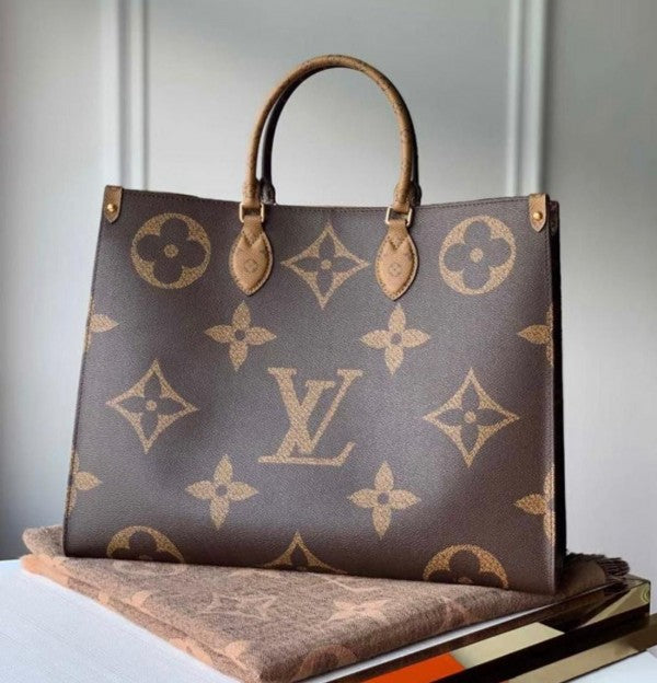 LV onthego bag with og box premium quality