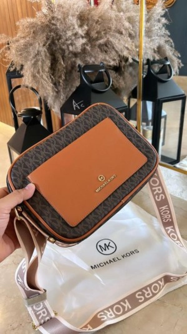 MK logo print Maeve crossbody with box
