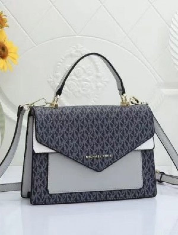 MK Ludlow Signature Leather Satchel Bag with box