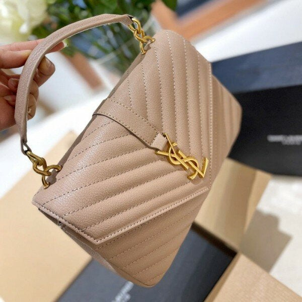 Saiint Laurent Womens Brown Envelope small Shoulder Bag with box