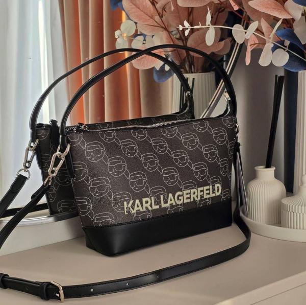 KL lagerfield ikon crossbody bag with dustbag