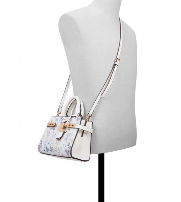 ALD Lisbon Womens White Satchel with box