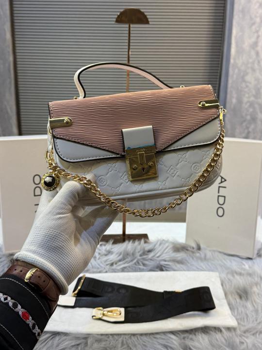 Ald Bone DALLANNA&Logo Medium Cross Body Bag with box