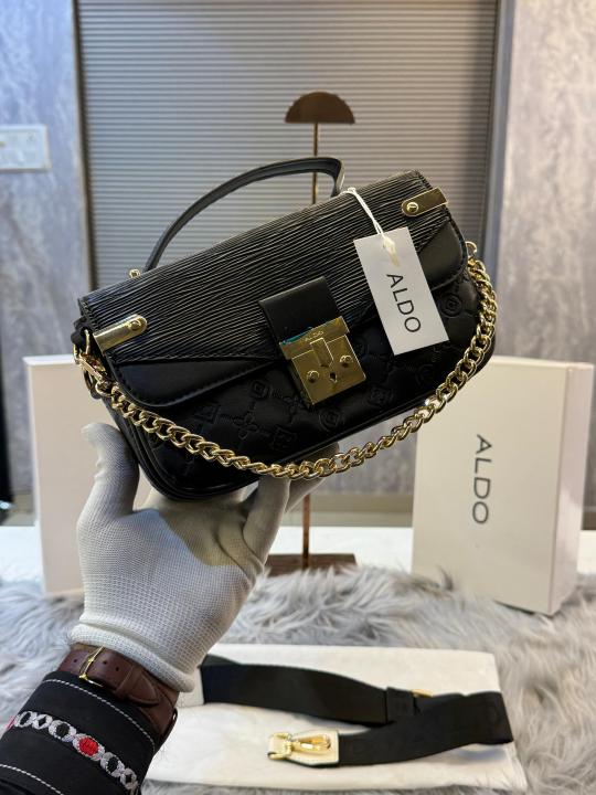 Ald Bone DALLANNA&Logo Medium Cross Body Bag with box