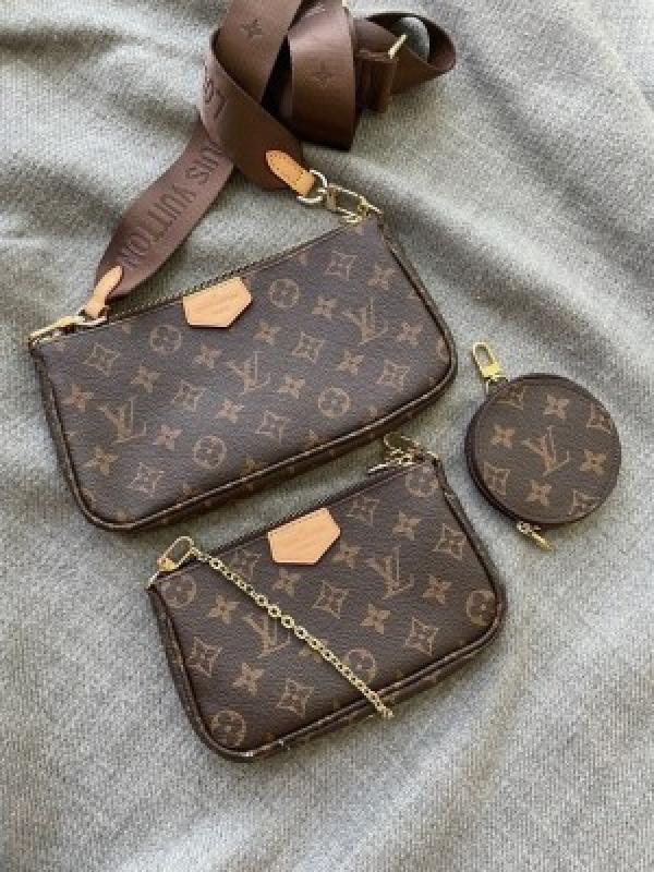 LV pochette belt with og box