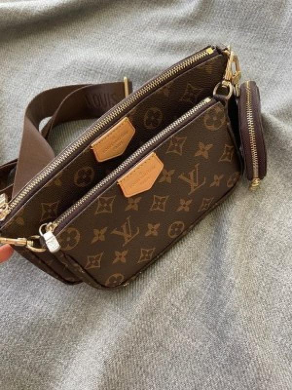 LV pochette belt with og box