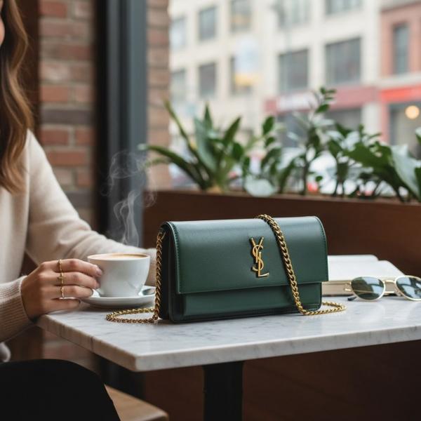 Saint Sunset Shoulder Bag With Box And Dust Bag