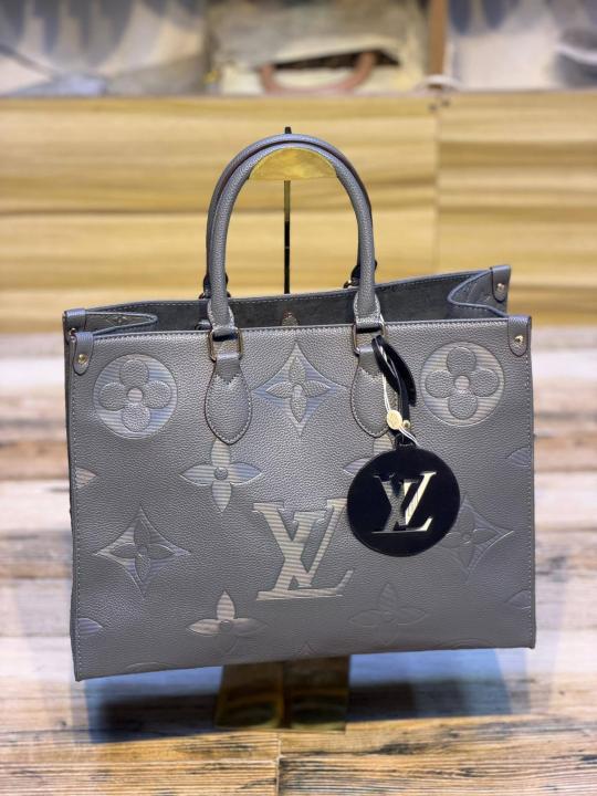 LV OntheGo Medium Shoulder Tote Bag With Dust Cover