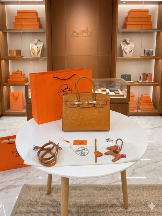 HR Birken calf leather hand bag