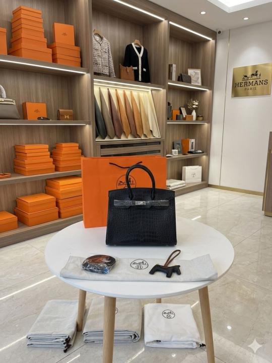 HR Birken calf leather hand bag