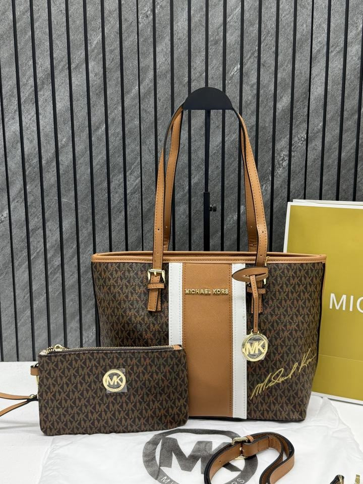 MK Jet Set Tote With Wallet DustCover CarryBag