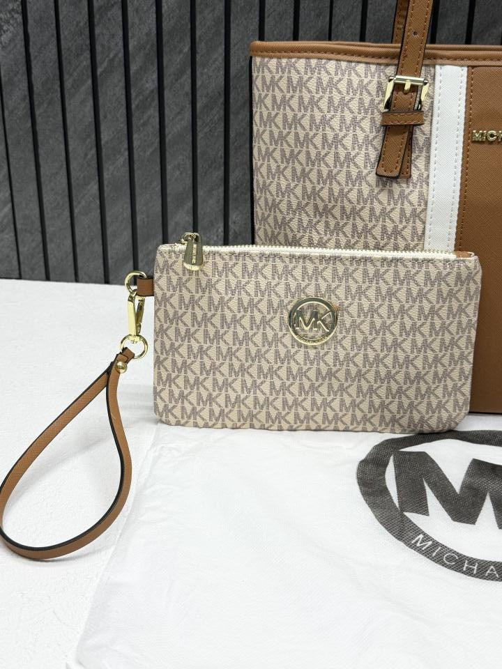 MK Jet Set Tote With Wallet DustCover CarryBag