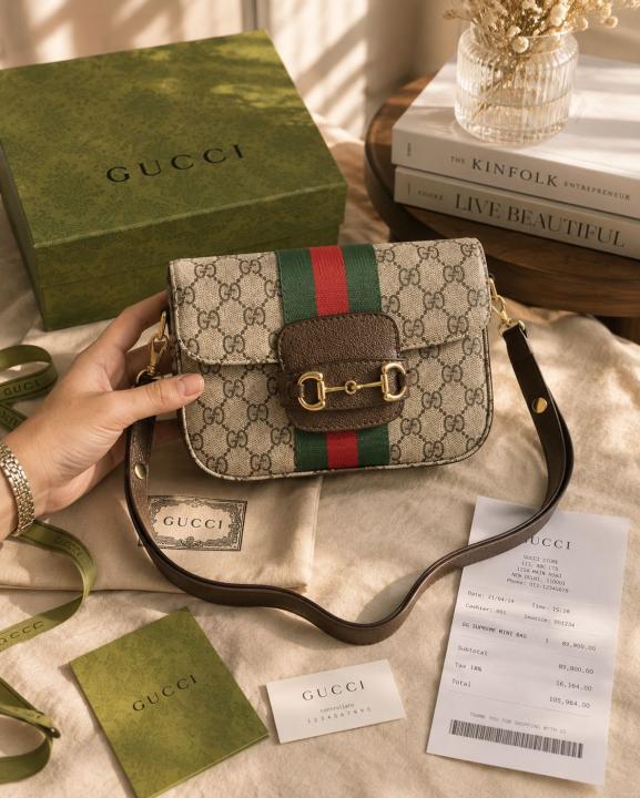 GCI horsebiet handbag premium quality with orignal box