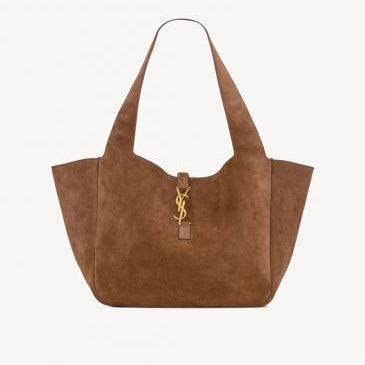saint grained leather totebag with dustbag