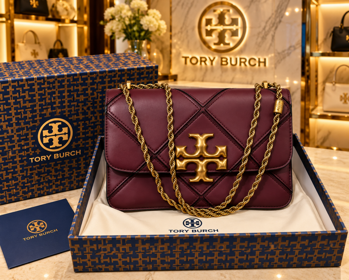 TB Eleanor Shoulder Bag With Dust Bag And Premium Quality Box
