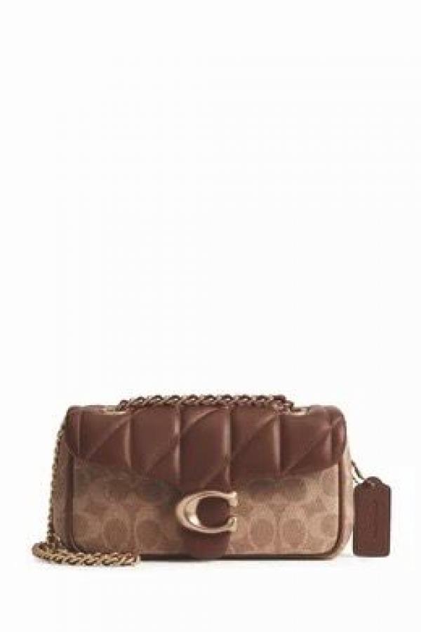 CH georgie flower daisy embroidery tabby shoulder bag with box