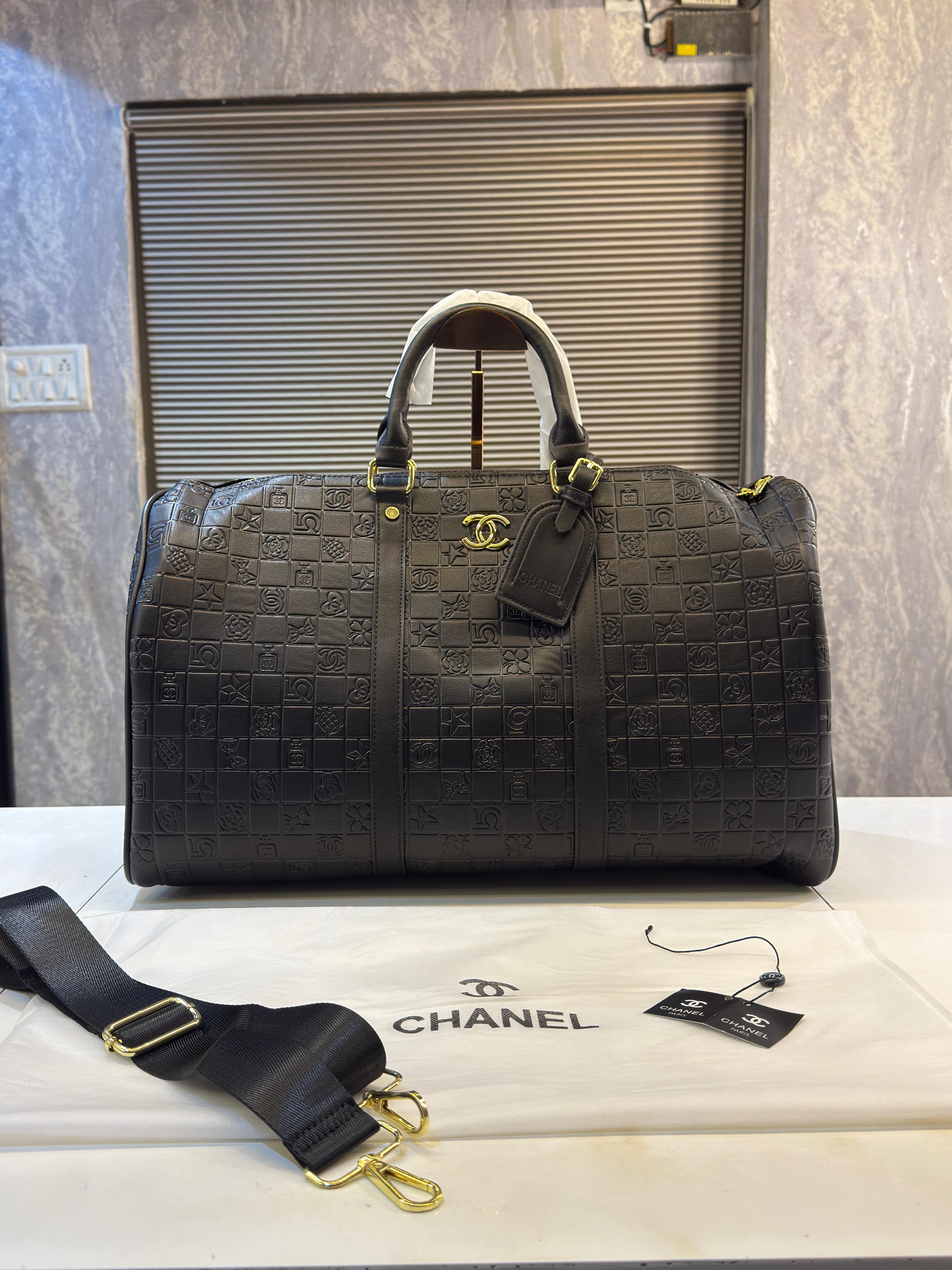 CN Monogram Premium Travel Duffel Bag