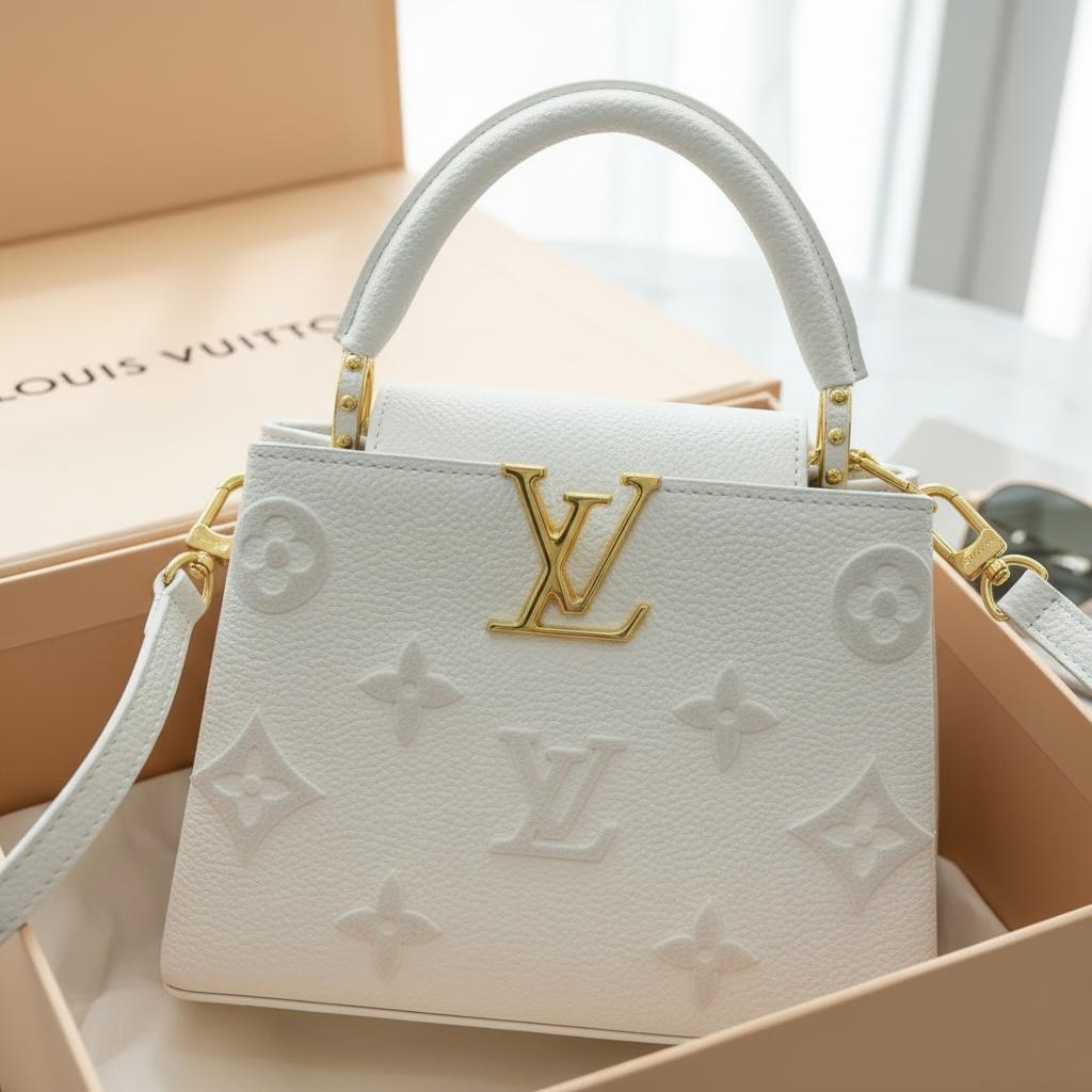 LV Capucines handbag with box premium quality