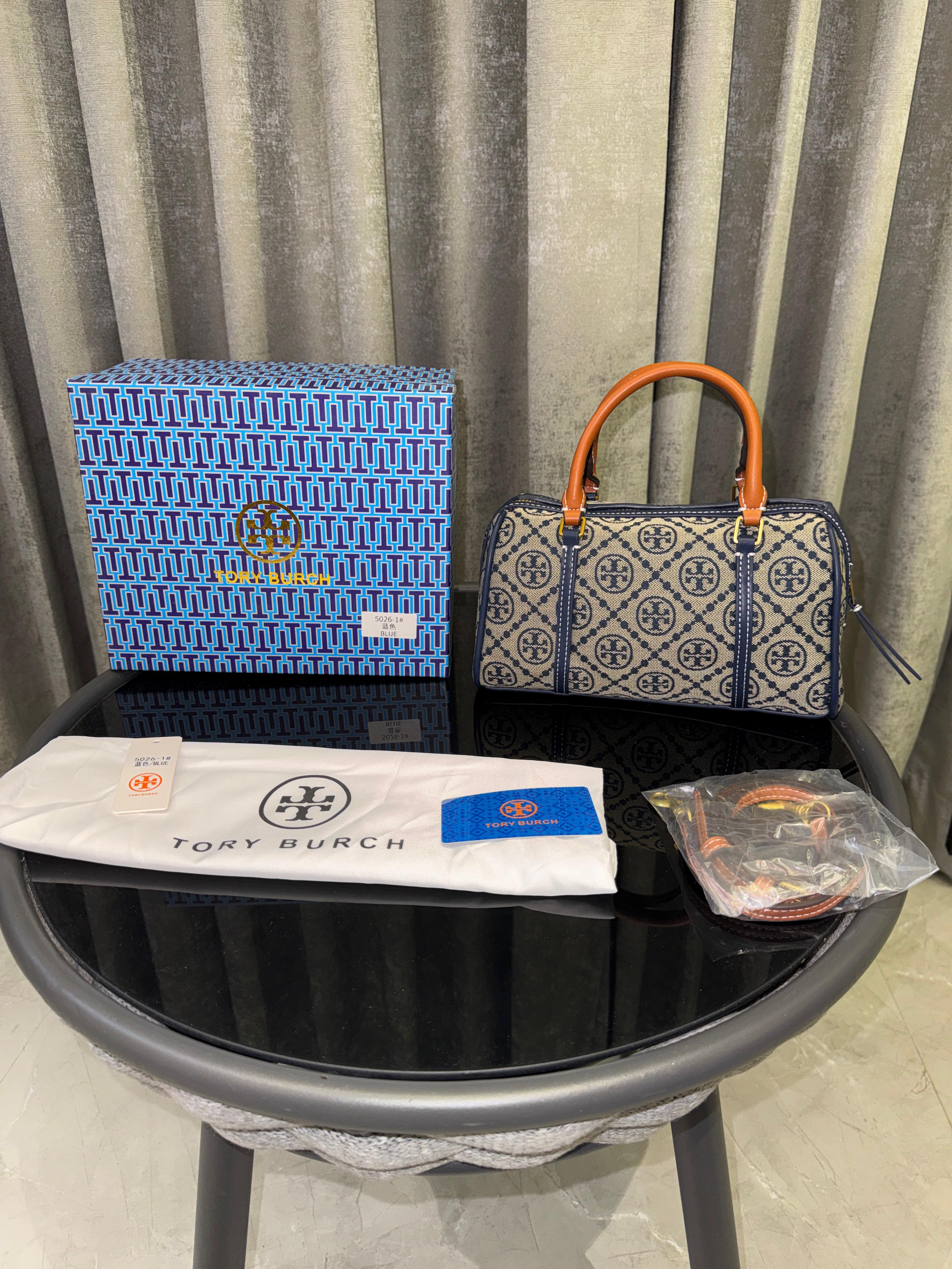 TB monogram barrel bag premium quality with og box