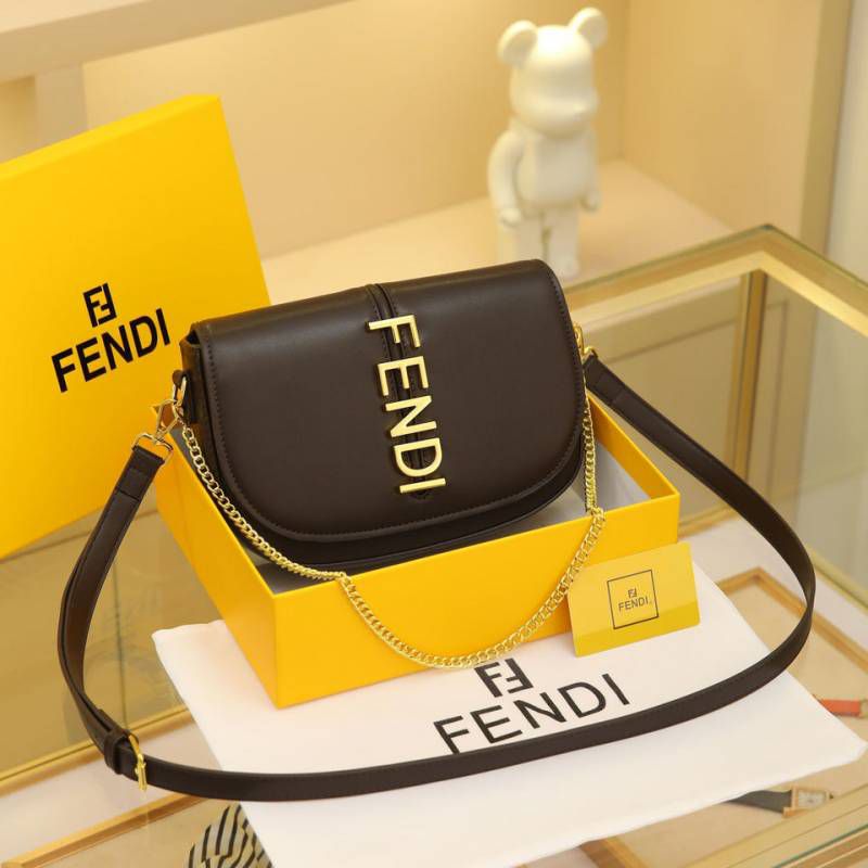 FDi graphy and iconic metal lettering Bag with Box premium quality