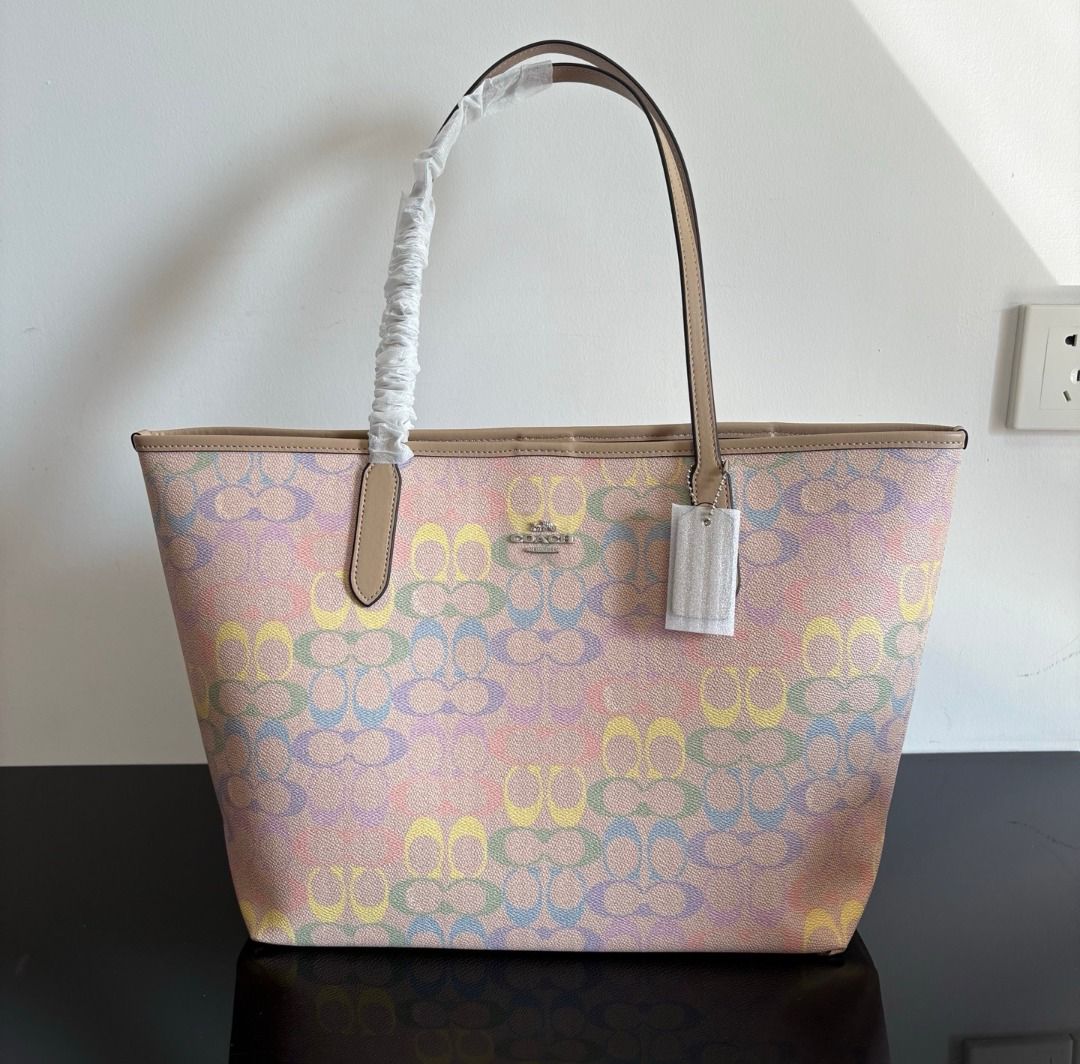 CH City Tote bag in Rainbow Signature Canvas Bag with Box premium quality