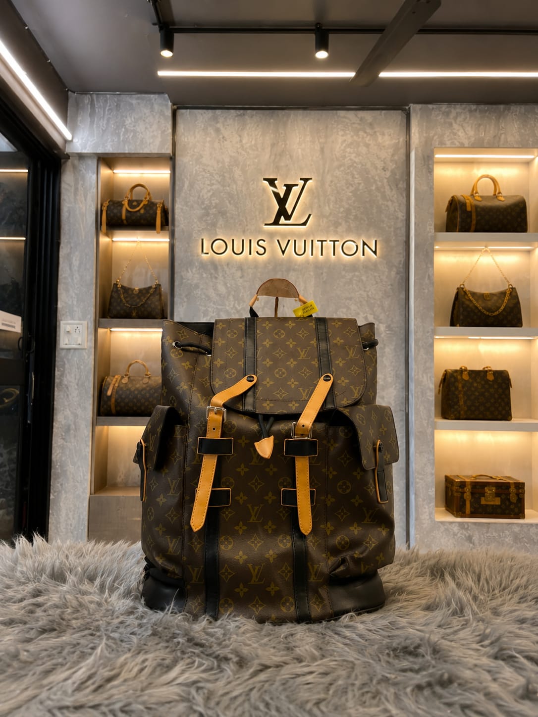 LV Monogram Christopher Backpack