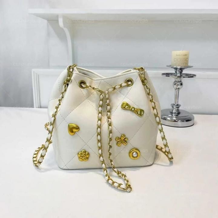 CN Bowtie mini bucket bag with premium quality bow