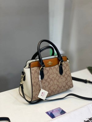 CH mini darcie carryall in signature chambray bag with box