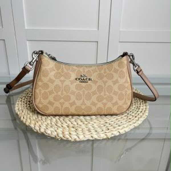 CH teri shoulder bag in signature canvas bag with box