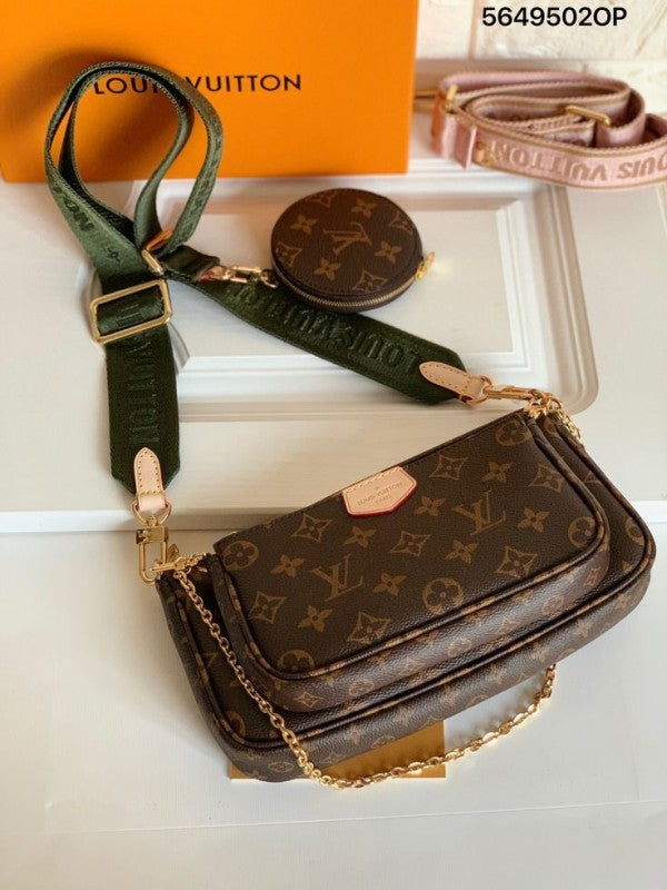 LV pochette belt with og box