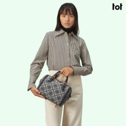 TB T monogram speedy with box