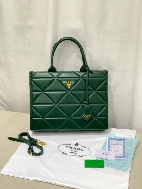 PDa leather symbole tote bag with dust cover &amp; dust bag