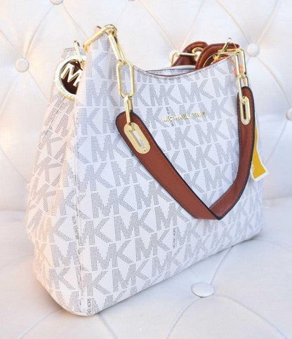 MK Leather Printed Ladies Handbag