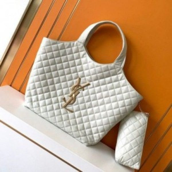 SAIINT LAURENTT ICARE MAXI SHOPPING BAG QUALITY LEATHER LARGE