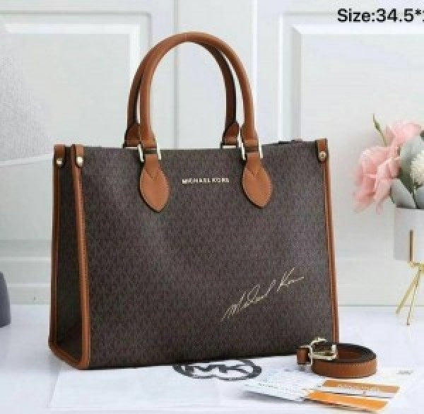 MK tote bag with dust cover