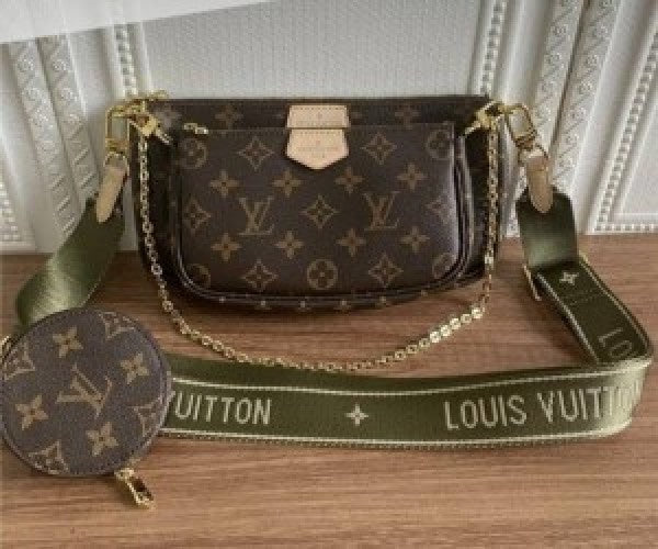 LV pochette belt with og box