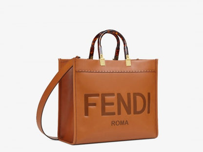 FD roma plain ladies trendy leather handbag big size