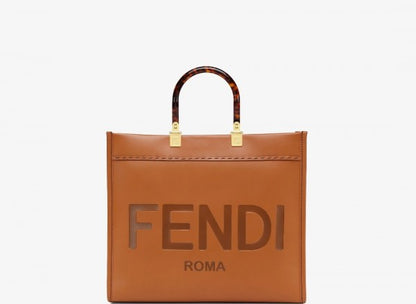 FD roma plain ladies trendy leather handbag big size