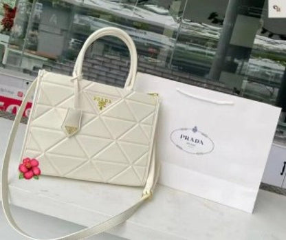 PDa leather symbole tote bag with dust cover &amp; dust bag