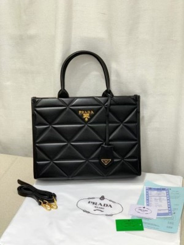 PDa leather symbole tote bag with dust cover &amp; dust bag