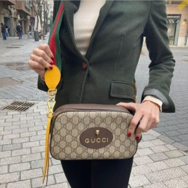 gci neo vintage gg supreme messenger bag with og box