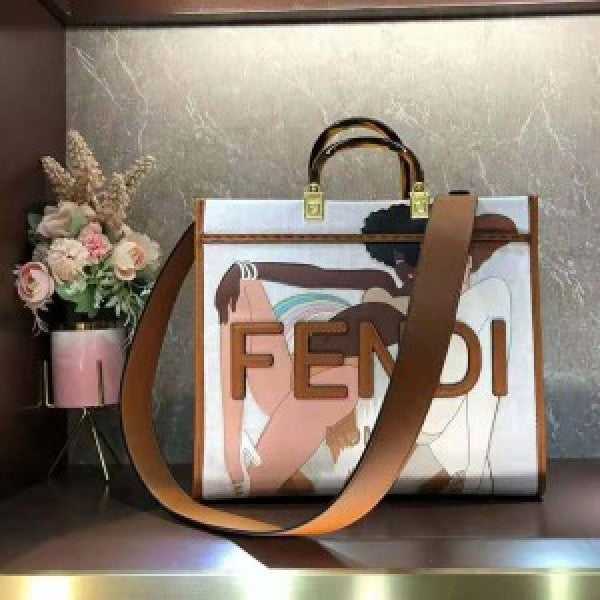 FD roma sunshine large size tote bag with dust cover