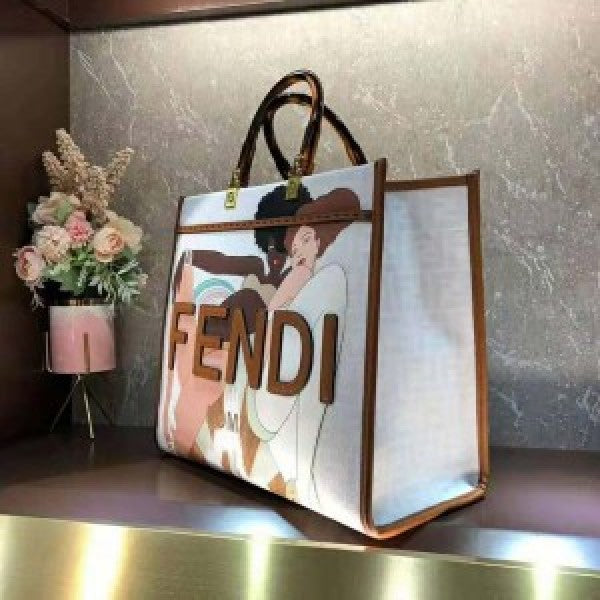 FD roma sunshine large size tote bag with dust cover