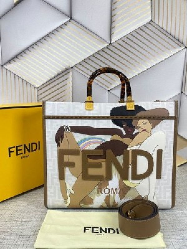 FD roma sunshine large size tote bag with dust cover