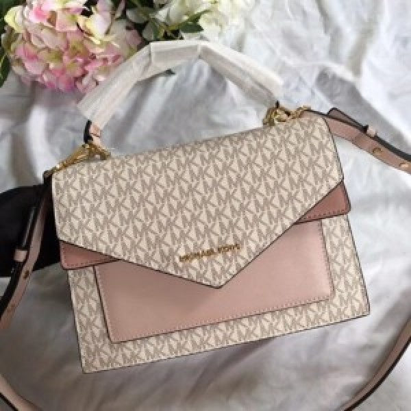 MK Ludlow Signature Leather Satchel Bag with box