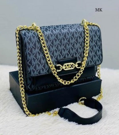 MK HEATHER LARGE SHOULDER BAG WITH BOX