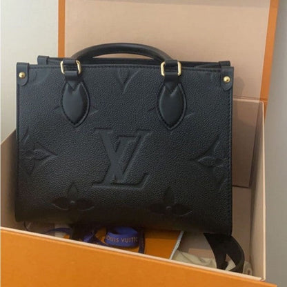 LV onthego bag with og box premium quality
