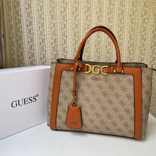 Gus deauville pearl canvas tote bag