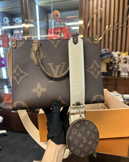 lv Onthego Pm With Og Box And Dust Bag Including Carry Bag