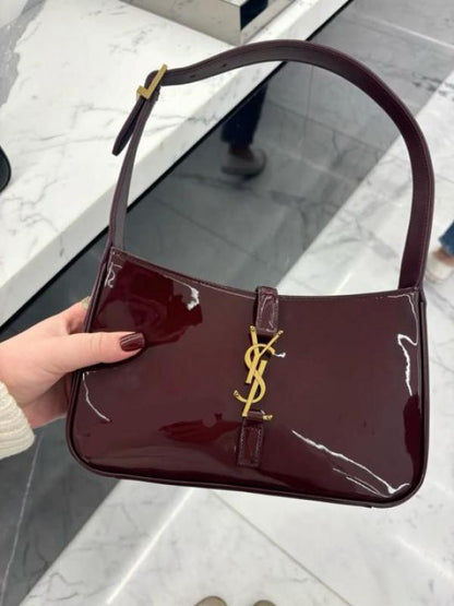 Saint patent hobo bag glossy with og box
